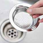 HASTHIP Sink Strainer for Kitchen and Bathroom featuring 3mm Mesh Holes and 4.33 in Size | Stainless Steel 2 Pack