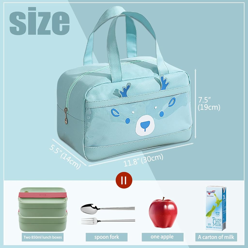 HASTHIP® Bolsa térmica para el almuerzo para mujeres y hombres