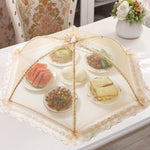 HASTHIP Foldable Food Cover Tent for Outdoor Picnic with Pop Up Umbrella Design 31.5 in Mesh