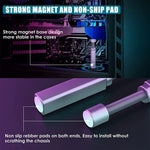 HASTHIP Graphics Card Bracket for Desktop PC with Screw Adjustment and Hidden Magnet Base | All Aluminum GPU Support Stand