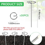 HASTHIP Garden Landscape Staples for Securing Fabric featuring Hard Steel Build 60 pcs 5.9 in