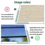 HASTHIP® Clip for Fixing Net Cover Universal Net Clips Plastic Clips for Fixing Net Sunshade Net Fixing Clip Bird Net Fixing Clips, Sunshade Tent Tarp Clips for Gardening and Agriculture - 30 Pcs