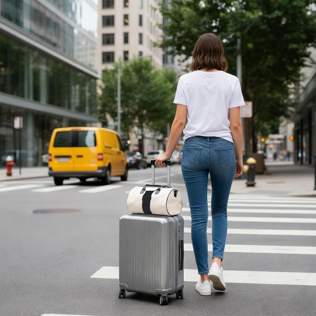 HASTHIP Adjustable Luggage Straps with Dual Loops