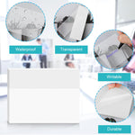 HASTHIP Transparent Sticky Notes for Books featuring 4 Sizes and 400 Self-Adhesive Sheets