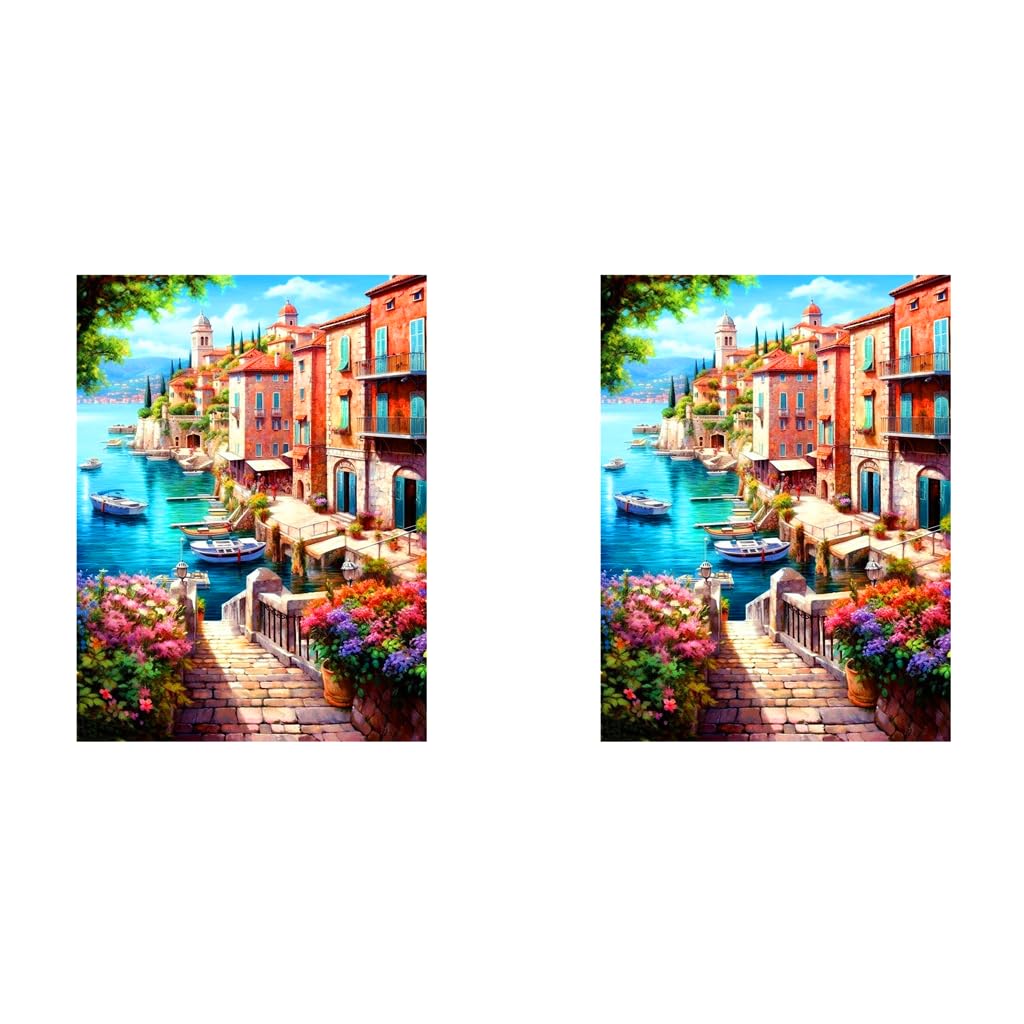 HASTHIP Diamond Painting Kit for Home Wall Decor with Full Drill Canvas 12x16 inch | DIY Gift