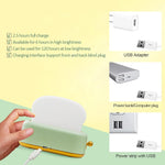 HASTHIP® Night Lamp for Kids LED Desk Lamp, Dimmable Touch Control Bedside Table Light, Rechargeable Eye-Caring Night Light with Adjustable Brightness, Portable for Bedroom, Study, Reading, Home,