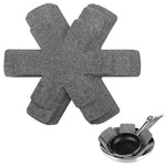 HASTHIP® 12Pcs Pot Protectors 3 Sizes Universal Pots Pans Felt Lining Protectors 2mm Thickness Non-Woven Fabric Cookware Pads Multi Purpose Reuseable Stacking Anti-Scratch Pads Table Protectors