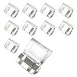 HASTHIP Sliding Window Track Stopper Clips for Child Safety with Screw Lock | 10Pcs PP and Metal