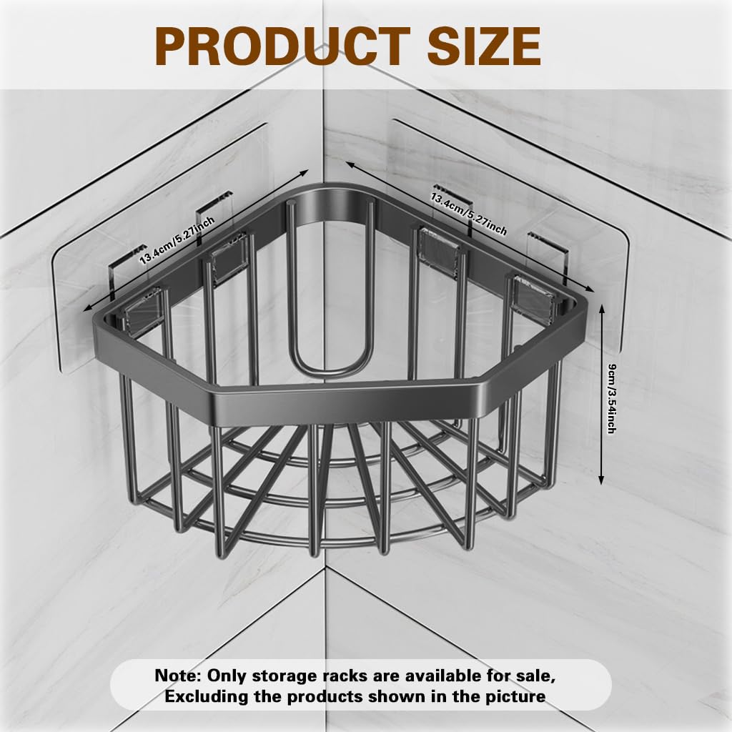 HASTHIP Stainless Steel Kitchen Sink Organizer for Bathroom and Kitchen | 5.27x5.27x3.54 in Rust‑Resistant Multi‑Compartment Design
