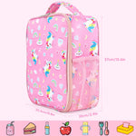 HASTHIP Kids Lunch Bag for School and Picnic with Reinforced Handle 22.5x10x27cm | Oxford Fabric