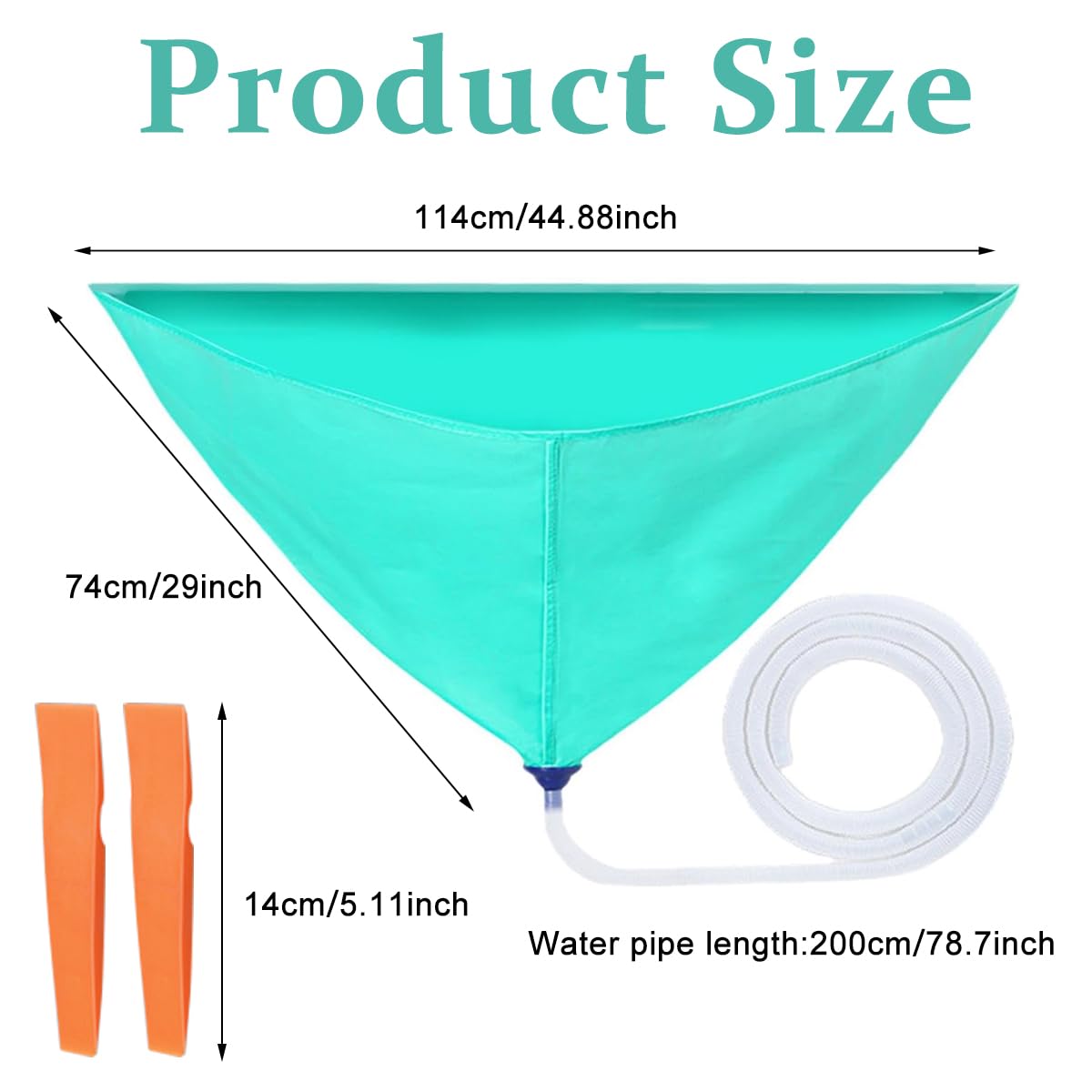 HASTHIP AC Service Wash Bag Cover for Wall Mounted Split Units with 6.6ft Drain Tube | Waterproof PVC Cleaning Kit