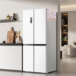 HASTHIP Fridge Cover for Kitchen Use with Pockets and Floral Print | Universal Fit 70x170cm