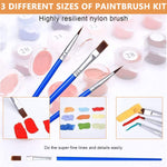 Oil Painting Paint by Numbers for Adults & Kids & Beginners DIY Acrylic Painting Gift Kits Drawing Paintwork with Paintbrushes, 40 * 50cm