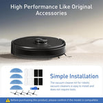 HASTHIP Replacement Parts for Ecovacs Deebot Y1 and Y1 Pro | 13Pcs Kit with Pads Brushes and Filters