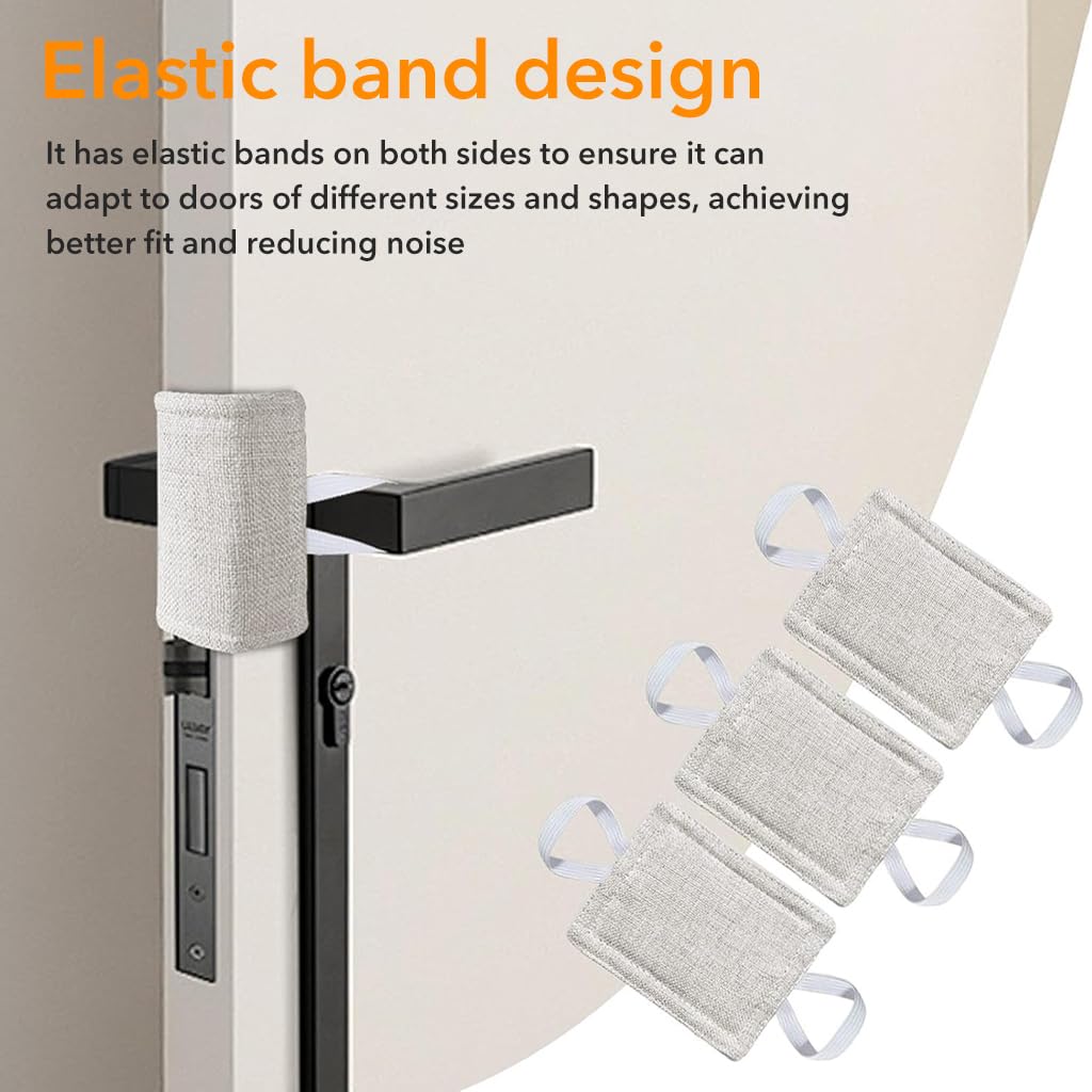 Door Slam Silencer For Baby & Light Sleepers - 3-Pack Noise Blocker With Adjustable Straps
