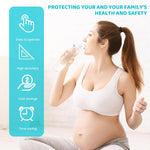 HASTHIP® 125-Count Water Testing Strips, 17 in 1 Water Qulity Test Strips for Swimming Pool Aquarium Test Strips Freshwater Saltwater Test Strips for Total Alkali Cyanuric Acid Residual Chlorine, More