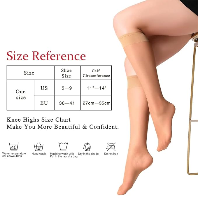 HASTHIP® Knee-High Stockings for Women