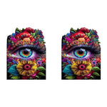 HASTHIP Diamond Painting Kit for Home Wall Art with 12x16 in Eye Design | 2 PCS Set