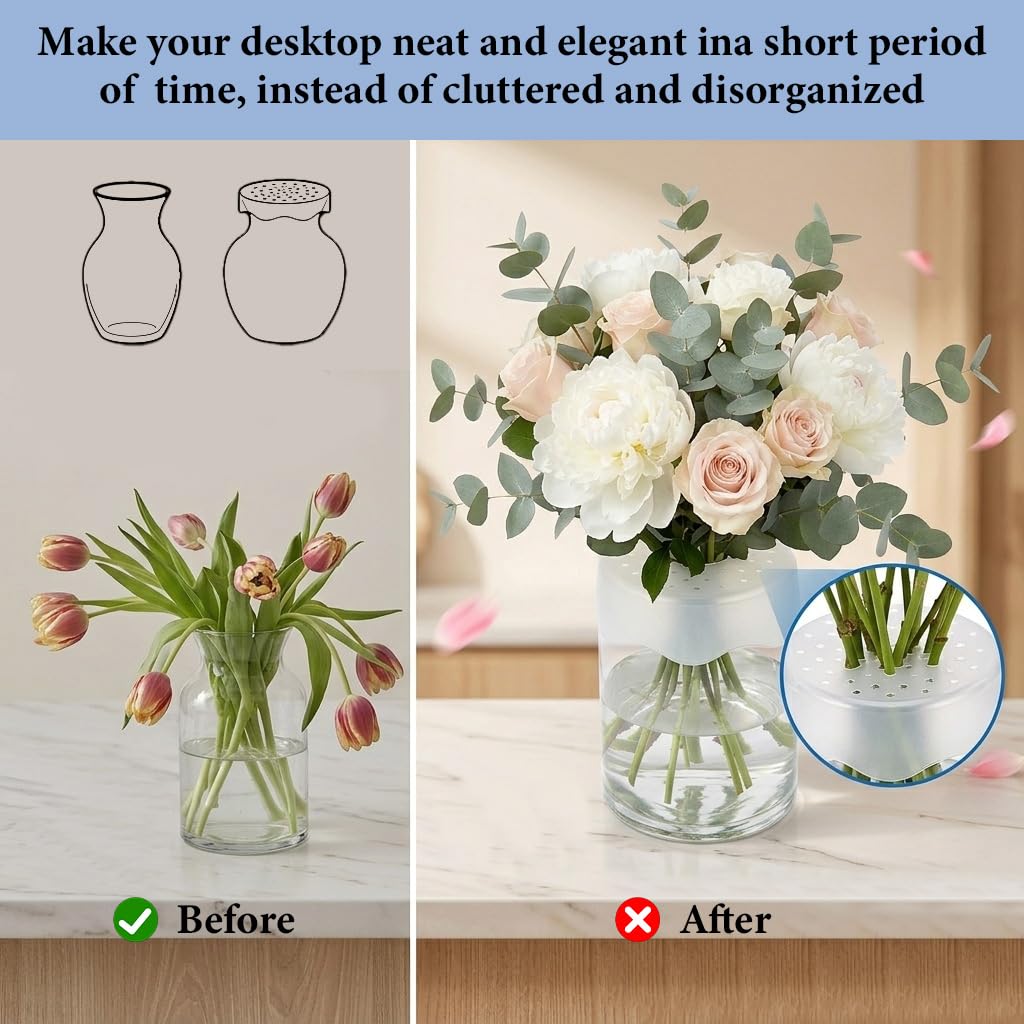 HASTHIP Silicone Flower Arranger Grid for Vases