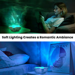 HASTHIP Ocean Wave Projector Night Light with 7 Water Ripple Modes