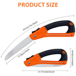 HASTHIP Folding Hand Saw for Wood and PVC with 7 in SK5 Blade and Safety Lock | Anti‑Slip Handle