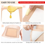 HASTHIP® 10Pcs Castor Oil Patches Anti Leakage, No Wash (Oil Not Included)