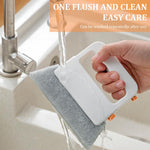 HASTHIP Window Cleaning Brush 5 in 1 for Tracks and Frames with 4 Layer Pad & Mini Brush | PP Handle Design