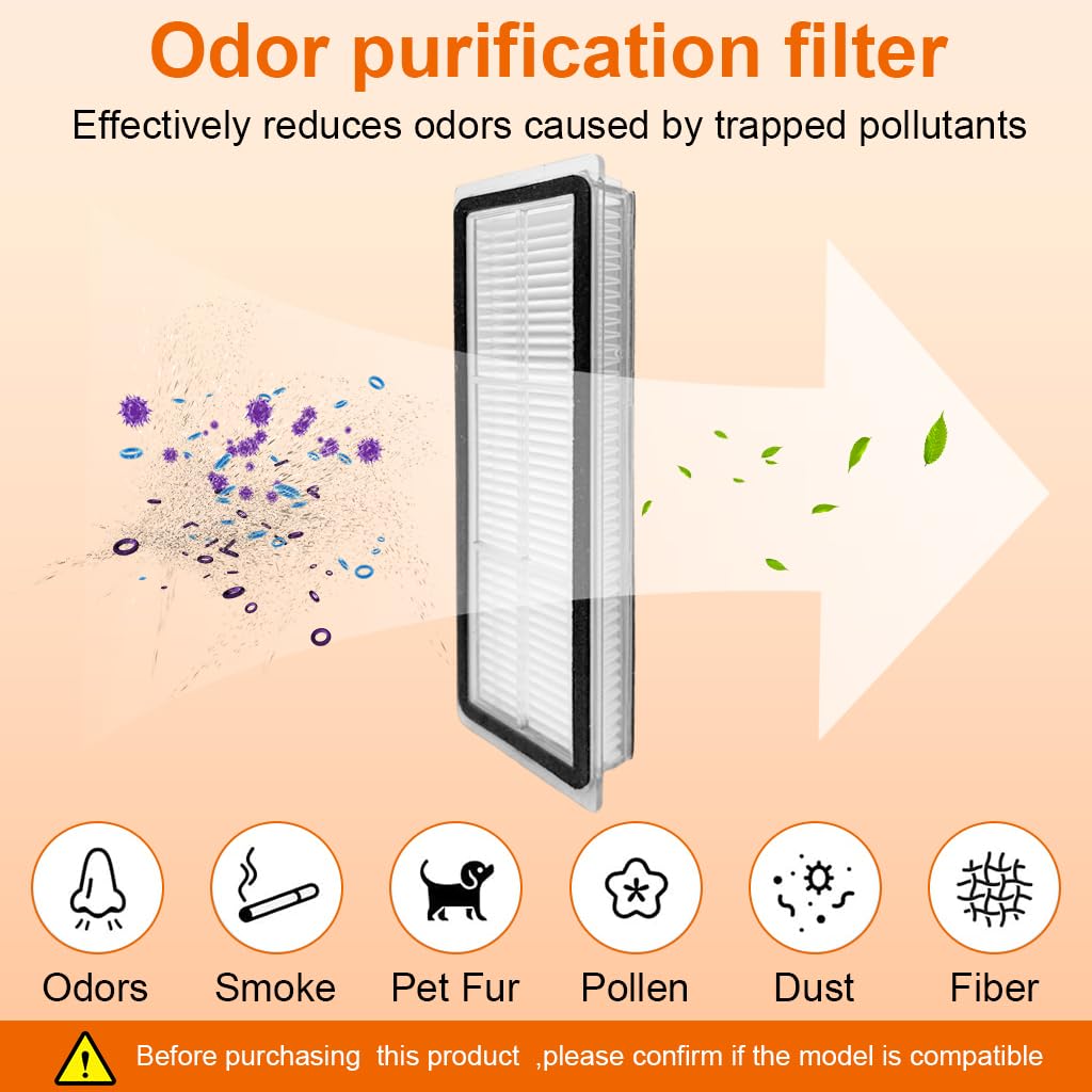 HASTHIP Replacement Parts for Dreame L10 Prime with 9 Pcs Kit including Brushes and Filters