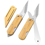 HASTHIP Grafting Cutter Tool for Gardening with Safety Lock and Wooden Handle | Includes Sheath