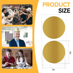 HASTHIP Scratch Off Stickers for Party Games and DIY Cards featuring 100pcs Golden Adhesive