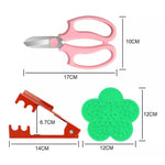 HASTHIP Rose Thorn Stripper Tool Kit for Rose Pruning with 4 Pcs Strippers and Gloves | Ideal for Gardeners