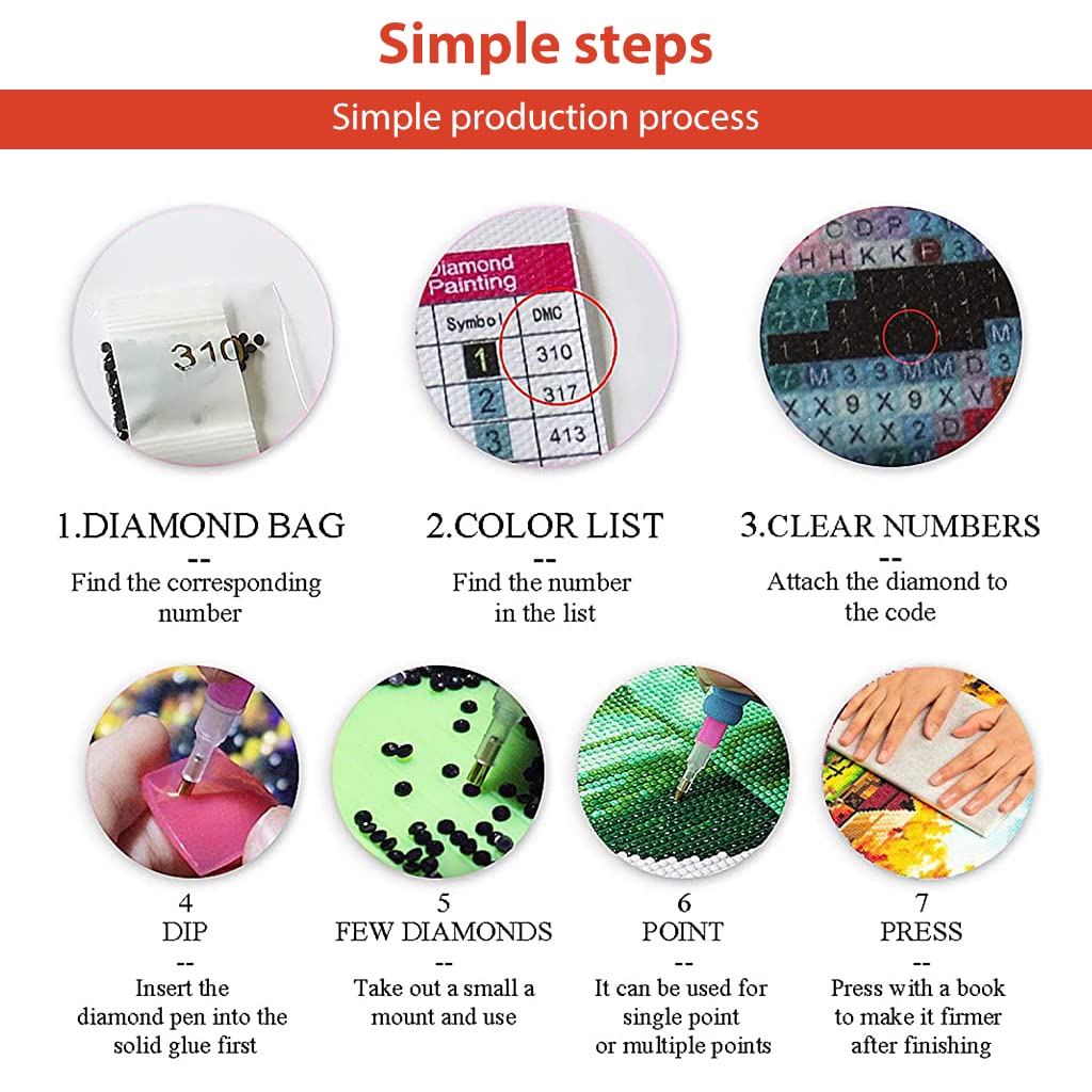 HASTHIP 5D Diamond Painting Kit for Adults with Full Drill Canvas 27.5×15.7 in | DIY Rhinestone Art Home Wall Decor