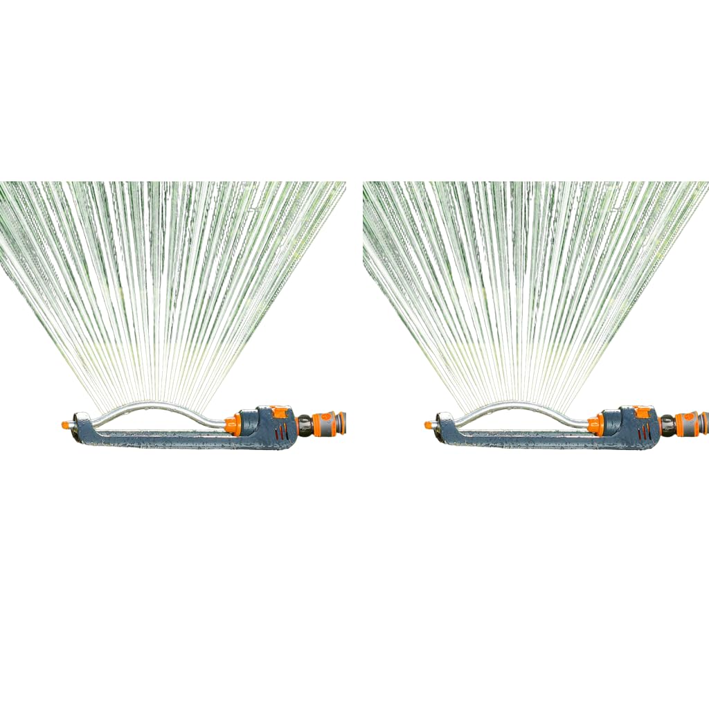 HASTHIP Garden Sprinkler for Lawn and Agriculture Watering with 180° Rotation | 2 PCS