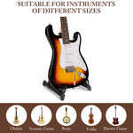 HASTHIP® Guitar Stand Professional Portable Gold Tripod Adjustable A Frame Acoustic Guitar Stand