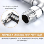 HASTHIP Lockable Faucet for Outdoor Spigots with 2 in 1 Key Valve and Zinc Alloy Body | Prevent Water Theft