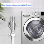 HASTHIP Washing Machine Faucet for Laundry and Dishwasher with Automatic Water Stop Valve Chrome Stainless Steel 2PCS