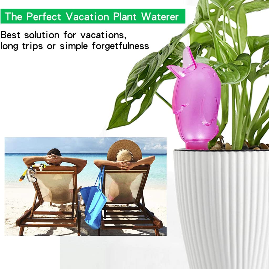 HASTHIP Bird Drip Irrigation Kit for Small Pots with Slow Release Ceramic Stakes | 8PCS Self Watering Devices