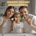 HASTHIP Toothbrush Cover Case for Travel with Dustproof Clip Design 3pcs | Kids & Adults