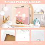HASTHIP DIY Oil Painting Kit for Relaxing Home Art | 4PCS 7.8x7.8 in Canvases with Frames