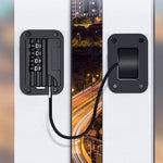 HASTHIP® Cerradura de Refrigerador con Contraseña,Bloqueo de Puerta Congelador y Armario,Cable Seguridad Adhesivo Fuerte para Bebé y Niño Multiusos Fácil Instalar (Multi-Color1)