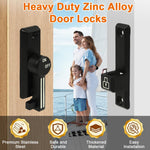 HASTHIP Door Latch for Apartment and Bedroom with 90°/180° Installation | Zinc Alloy Glow Mark