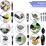 HASTHIP Gardening Tools Kit for Home Gardening with 42PCS Set and Storage Bag | Transplanting and Seedling Tools