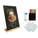 HASTHIP® 8.7x12 Inch Tabletop Chalkboard with Wood Holder