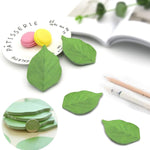 HASTHIP Sticky Notes for To Do Lists and Reminders featuring Leaf Design 200 Sheets | Recyclable Green Pads for Home Office