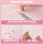HASTHIP Quilt Basting Gun for Quilting and Bed Sheets with 220 pcs Pins and 3.7 cm Needle | Ergonomic Tagging Mechanism