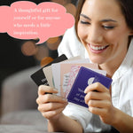 HASTHIP Affirmation Cards for Daily Motivation with 50 Inspiring Prompts | Self Care Gift