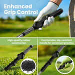 HASTHIP Golf Swing Trainer, Retractable Golf Training Club with Adjustable Length & Sound Feedback
