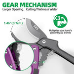 HASTHIP Gardening Scissors for Plants and Shrubs with 20 cm SK5 Blade and Safety Lock | Ergonomic Handle