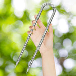 HASTHIP Garden Stakes for Landscape Fabric and Camping | 6 Pcs 11.8 in Galvanized Steel