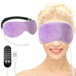 HASTHIP Heated Eye Mask for Sleep and Relaxation with 5-Level 36–50°C Control | USB Powered